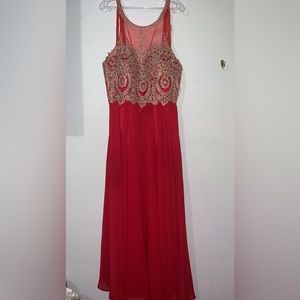 Red prom dress